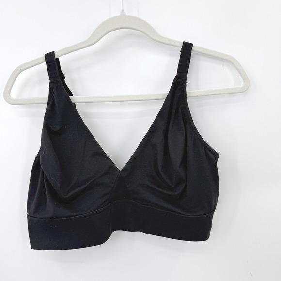 Soma Other - Soma Women XXL Embraceable Wireless UL Tailored Bralette Black Comfort Romantic